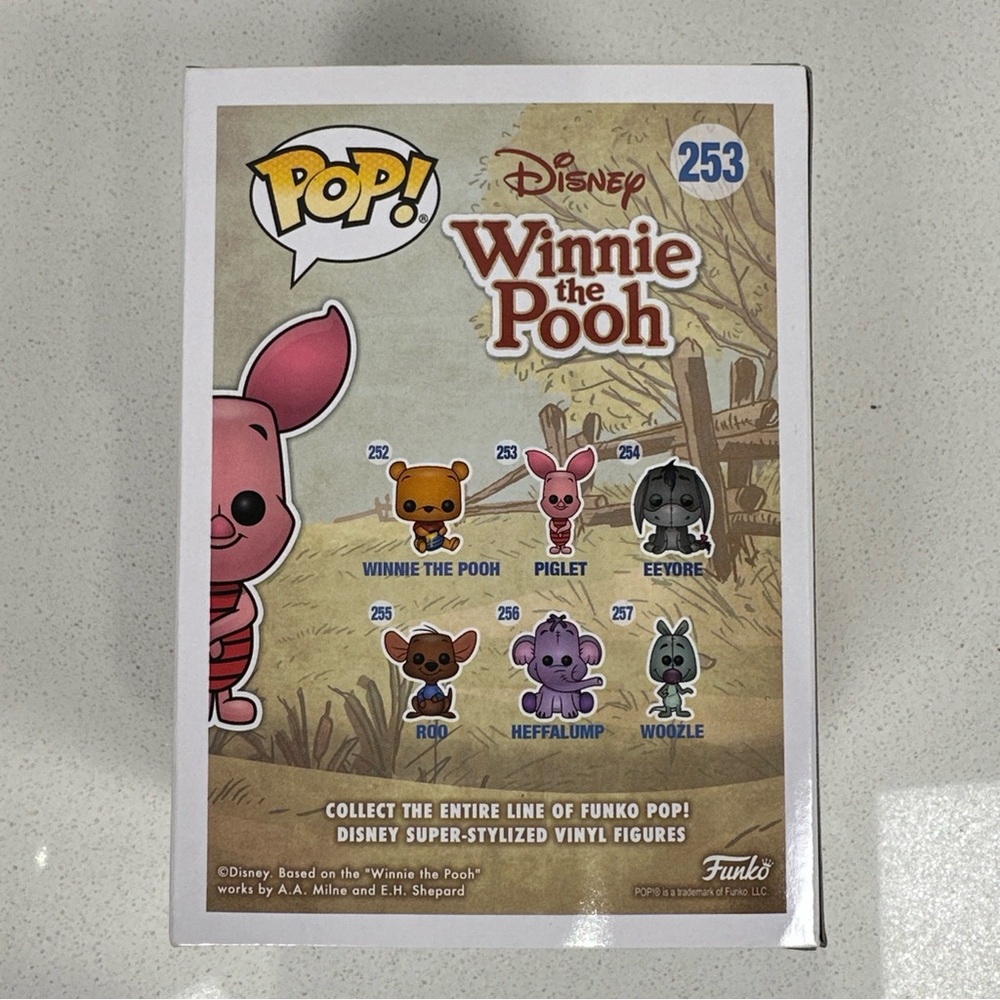 Funko Pop! Disney Winnie the Pooh Piglet #253 Pink Vinyl Figure - Picture 3 of 7